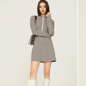 Maje Patterned Knit Dress